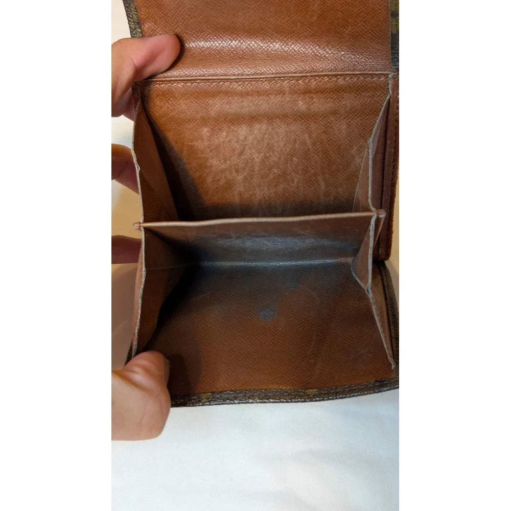Louis Vuitton, Brown Mono, Mens Multiple‎ Tri-fold Wallet